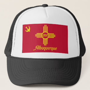 Boné Bandeira de Albuquerque, New mexico, os Estados