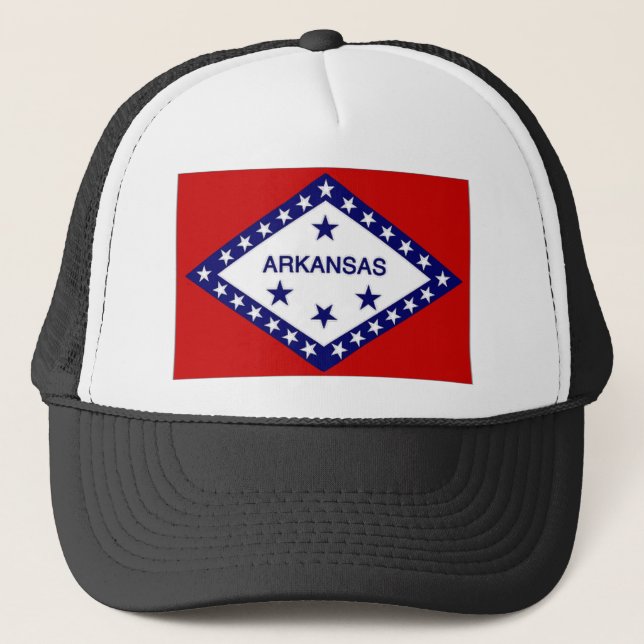 Boné Bandeira de Arkansas dos Estados Unidos (Frente)