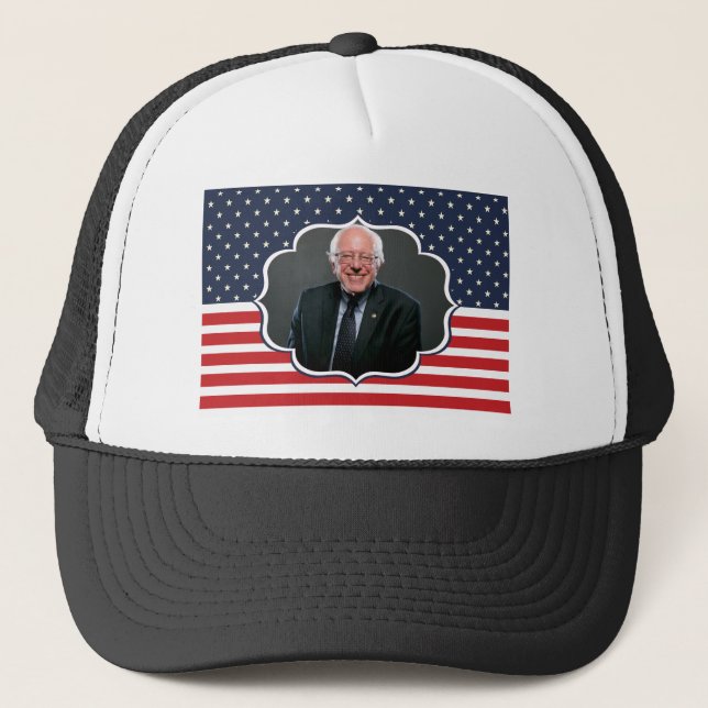 Boné bandeira de bernie sanders (Frente)