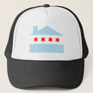 Boné Bandeira de casa de Chicago