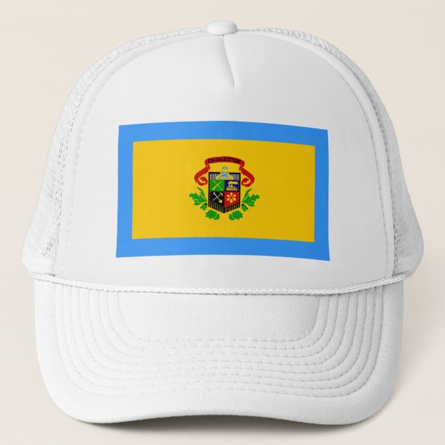 Boné Bandeira de Charleston, Virgínia Ocidental (Frente)