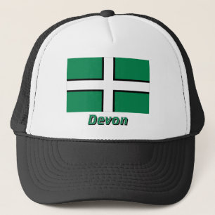 Boné Bandeira de Devon com nome