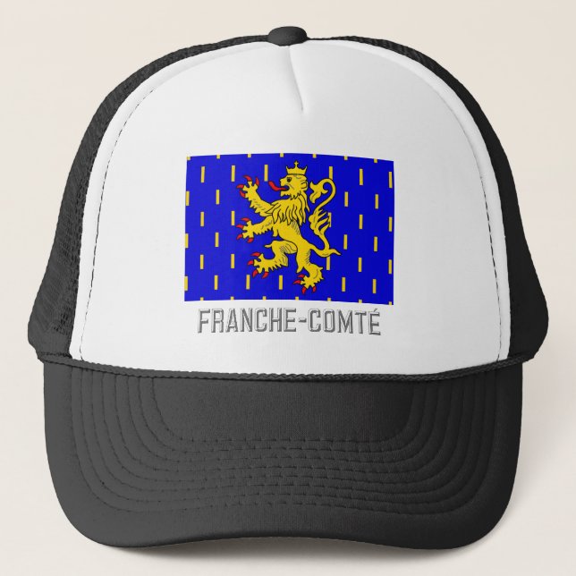 Boné Bandeira de Franche-Comté com nome (Frente)