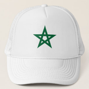 Boné bandeira de futebol de Marrocos
