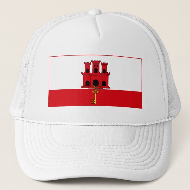 Boné Bandeira de Gibraltar (Frente)