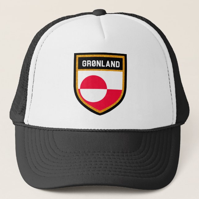 Boné Bandeira de Greenland (Frente)