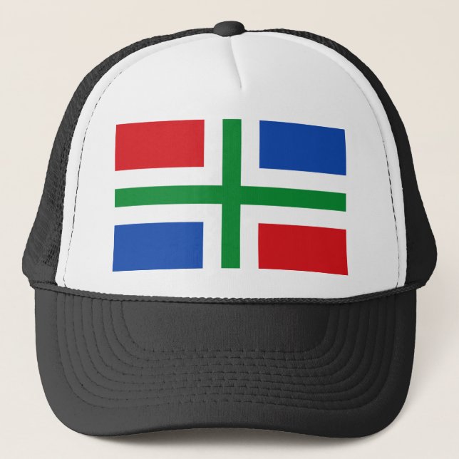 Boné Bandeira de Groningen (província) (Frente)