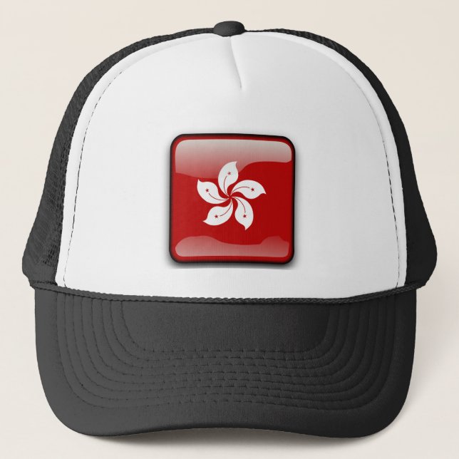 Boné Bandeira de Hong Kong (Frente)