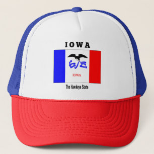 Boné Bandeira de Iowa, Estado de Hawkeye
