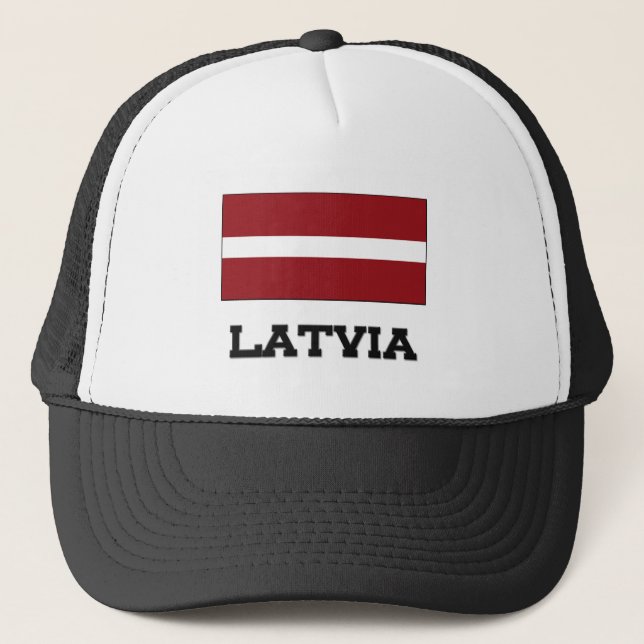 Boné Bandeira de Latvia (Frente)