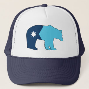 Boné Bandeira de Minnesota Urso