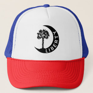 Boné Bandeira de Moultrie da palma da liberdade do SC e