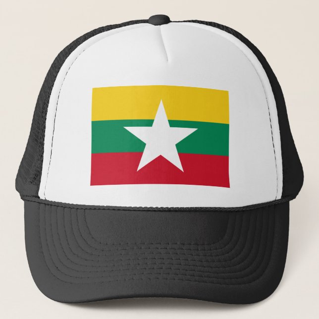 Boné Bandeira de Myanmar (Frente)