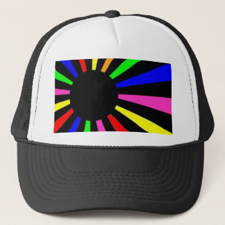 Boné Bandeira de néon do mundo
