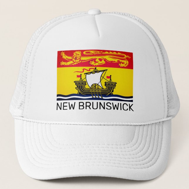 Boné Bandeira de New Brunswick, Canadá (Frente)