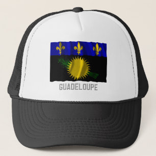 Boné Bandeira de ondulação de Guadalupe com nome