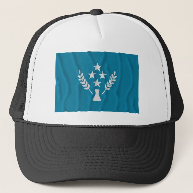 Boné Bandeira de ondulação de Kosrae (Frente)