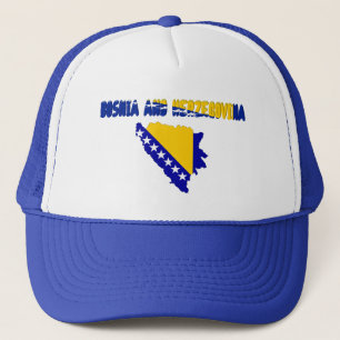 Boné Bandeira de país bosniana