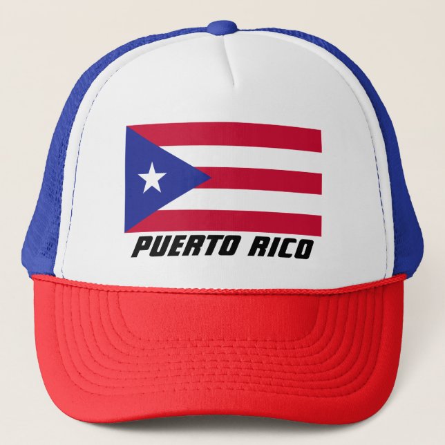 Boné Bandeira de Porto Rico (Frente)