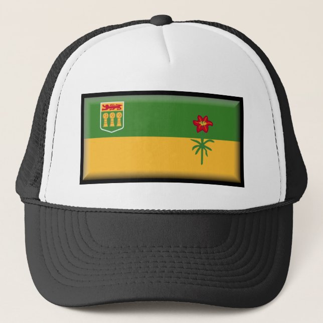 Boné Bandeira de Saskatchewan (Canadá) (Frente)