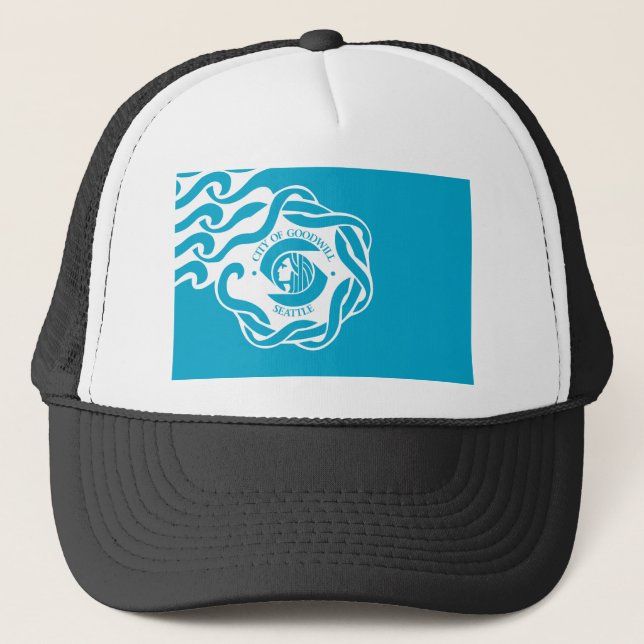 Boné Bandeira de Seattle (Frente)