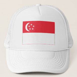 Boné Bandeira de Singapura