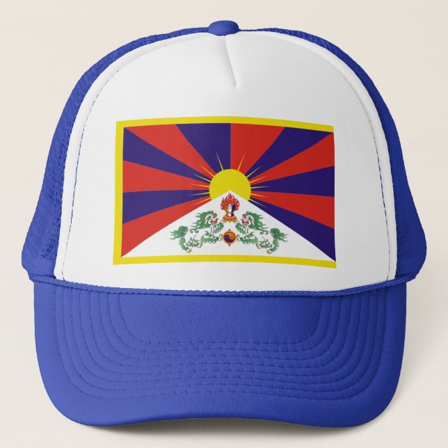 Boné Bandeira de Tibet (Frente)