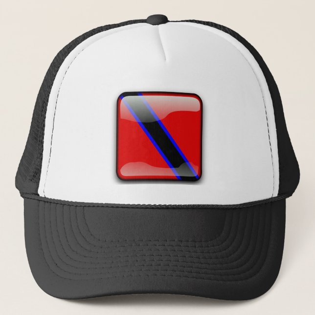 Boné Bandeira de Trindade e Tobago (Frente)