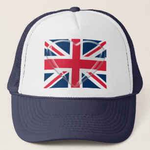 Boné Bandeira de Union Jack com arte Customisable do
