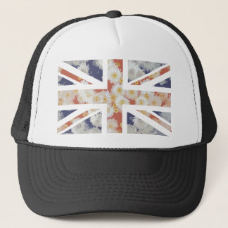 Boné Bandeira de Union Jack Ingleses da flor dos