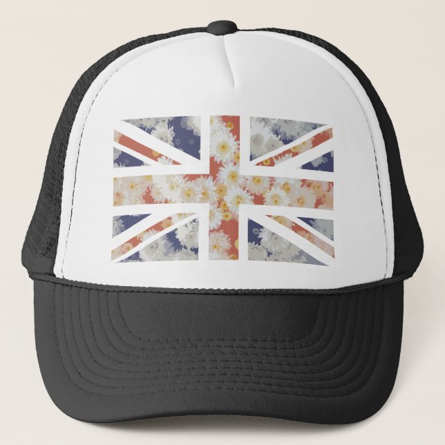 Boné Bandeira de Union Jack Ingleses da flor dos (Frente)