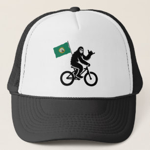 Boné Bandeira de Washington de Ciclismo Bigfoot