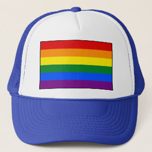 Boné Bandeira do arco-íris do orgulho gay de LGBT