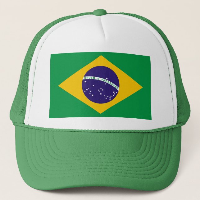 Boné Bandeira do Brasil Bandeira do Brasil (Frente)
