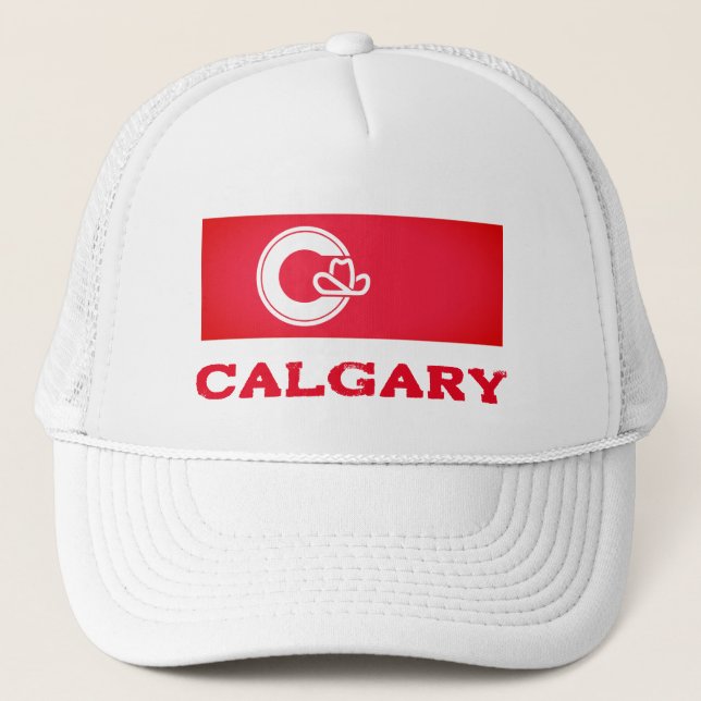 Boné Bandeira do Calgary, CANADÁ (Frente)