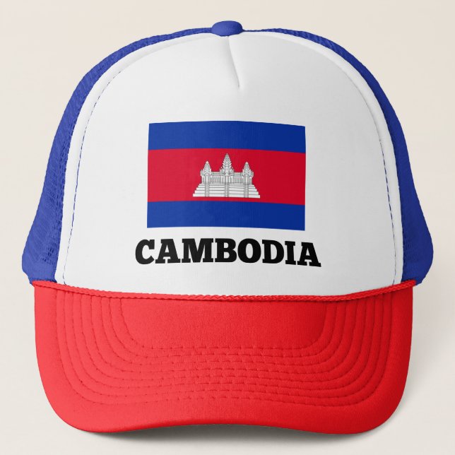 Boné Bandeira do Camboja (Frente)