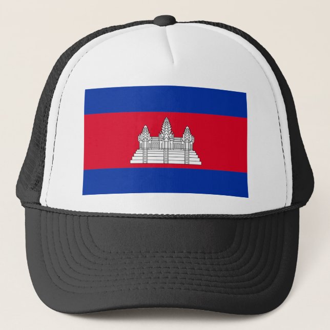 Boné Bandeira do Camboja (Frente)