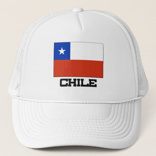 Boné Bandeira do Chile (Frente)