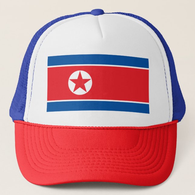 Boné Bandeira do Democratic Peoples Republic of Korea (Frente)