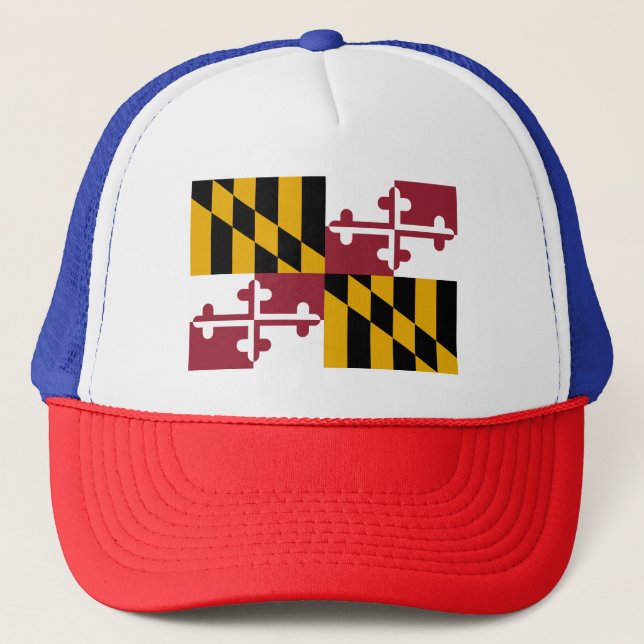 Boné Bandeira do Estado de Maryland (Frente)