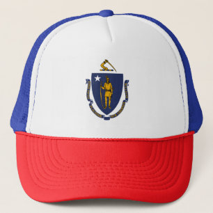 Boné Bandeira do estado de Massachusetts