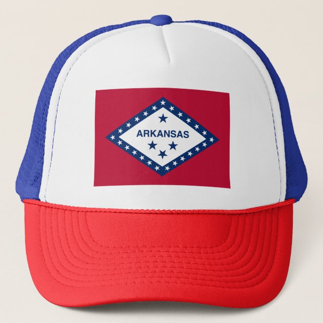 Boné Bandeira do Estado do Arkansas (Frente)
