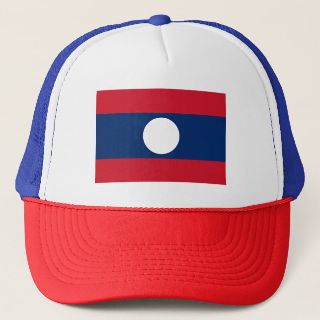 Boné Bandeira do Laos (Frente)