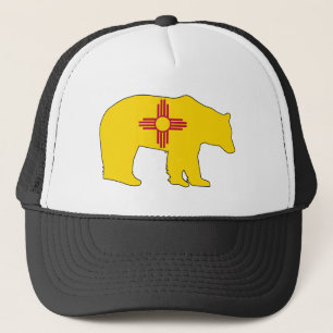 Boné Bandeira do Novo México Urso