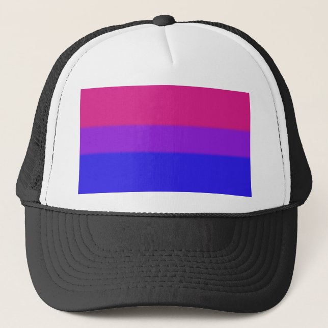 Boné Bandeira do Orgulho Bissexual de Queda (Frente)