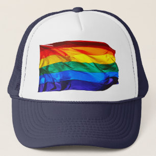 Boné Bandeira do orgulho gay SlipperyJoe's ondulando ve