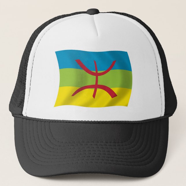 Boné Bandeira do Povo Berbere Chapéu (Frente)