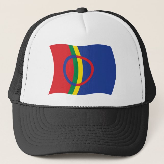 Boné Bandeira do Povo Sami Gorro (Frente)