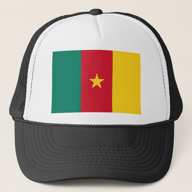 Boné Bandeira dos Camarões (Frente)