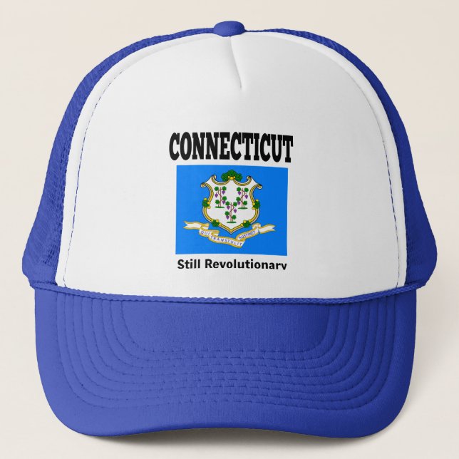 Boné bandeira e lema de Connecticut (Frente)
